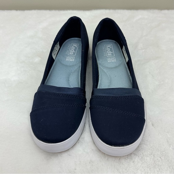 Keds Cali II Womens Canvas Slip On Navy Sneakers Size 6 - Picture 3 of 12